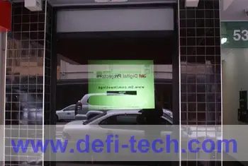 

DfLabs 1/sqm gray clear rear projection screen film/rear projection foil.Lightweight and easy to install