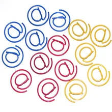 Металлическая@ образная закладка скрепки геометрические зажимы офисные поставщики красный цвет