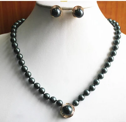 

Miss charm Jew.525 New Design 8mm White Pearl Necklace 14mm Earring Pendant Jewelry Set can choose (A0423)