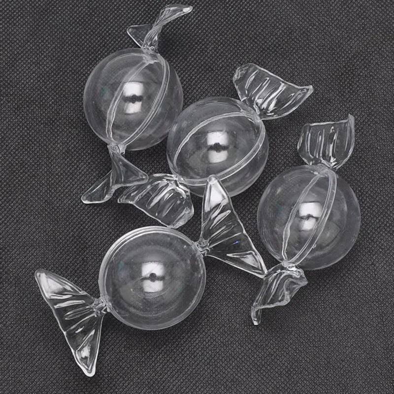 50pcs/lot Clear Candy Box Wedding Favors Plastic Gift Boxes Wedding