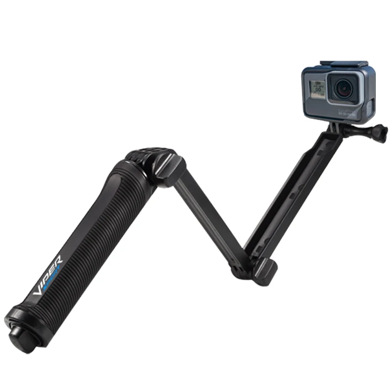 

Viper 3 way Handheld Selfie Stick Monopod Foldable Mount Holder for GoPro Hero Cameras