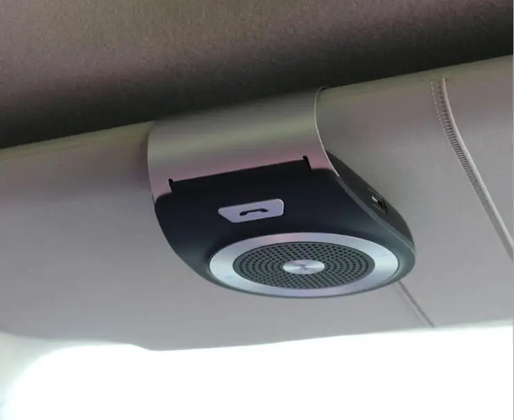 2 комплекта беспроводной Hands Free портативный приемник Bluetooth немецкий испанский английский Солнцезащитный козырек автомобильный музыкальный MP3 плеер Bluetooth автомобильный комплект
