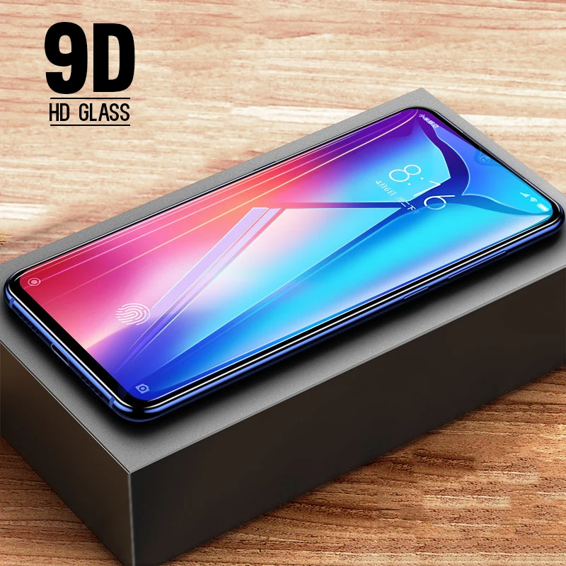 9D полное покрытие закаленное стекло для Xiaomi Mi 9 8 A3 Lite Pocophone F1 X3 A1 A2 5X 6X Play Screen Protector