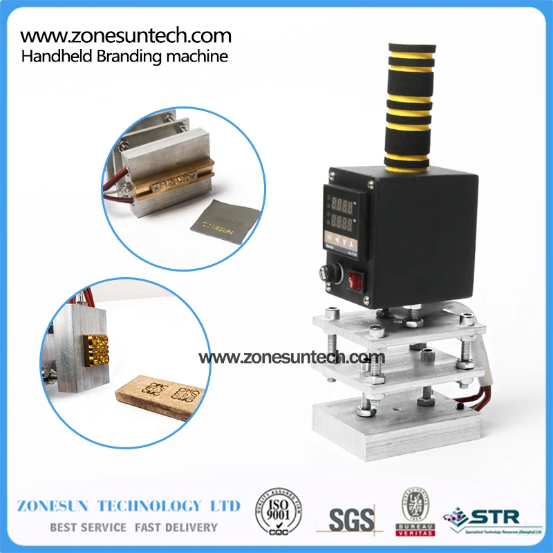 8*10cm 500W Handheld leather wood paper embossing tool, hot stamping