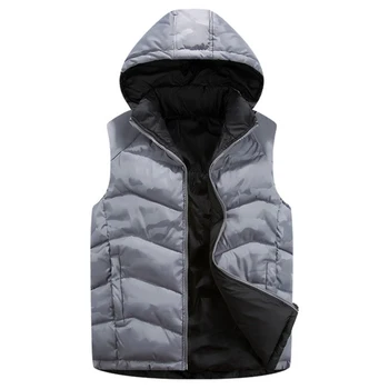 

Camouflage 5XL-9XL Cotton Vest For Men New Casual Warm Thick Hoodie College Classic Travel Outerwear Sleeveless Jacket Waistcoat