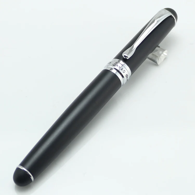 JINHAO 750 Роскошная шариковая ручка, черные и серебряные Канцтовары, школьные и офисные принадлежности, роскошные ручки для письма, подарок