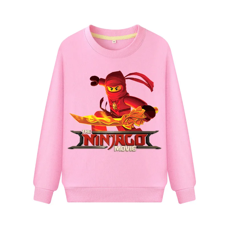 Весенний свитер для мальчиков и девочек; одежда для детей; топы с принтом в виде игры; детская футболка; толстовки с капюшоном; одежда с длинными рукавами для малышей; DZ007 - Цвет: Pink