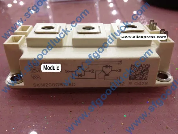 

SKM200GB128D Transistor SPT IGBT Module N-CH 1200V 220A 7-Pin Case D-56 Weight:325g