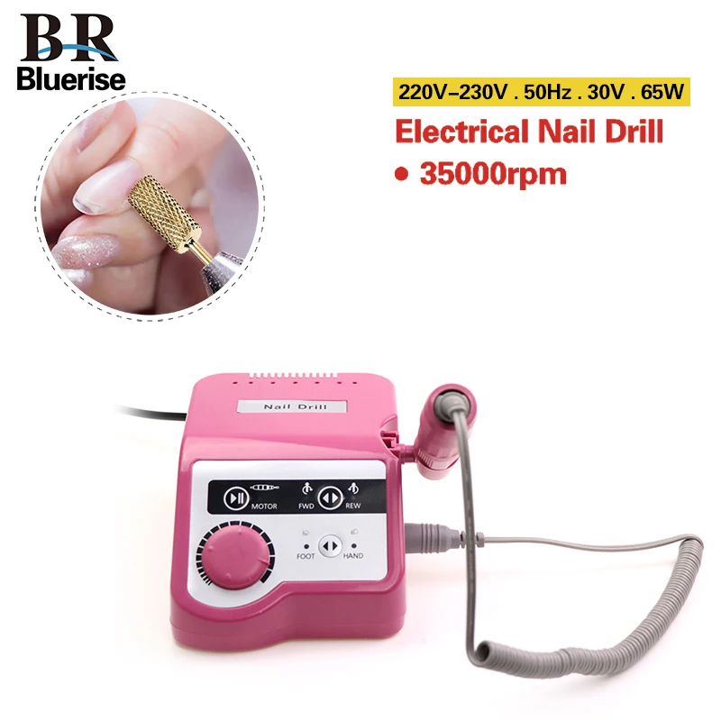 

Nail Drill Manicure Machine Set Pedicure Tools Electric Nail Drill Pen Bit EU Plug 65w 35000 rpm Professional Nail Art Equipment