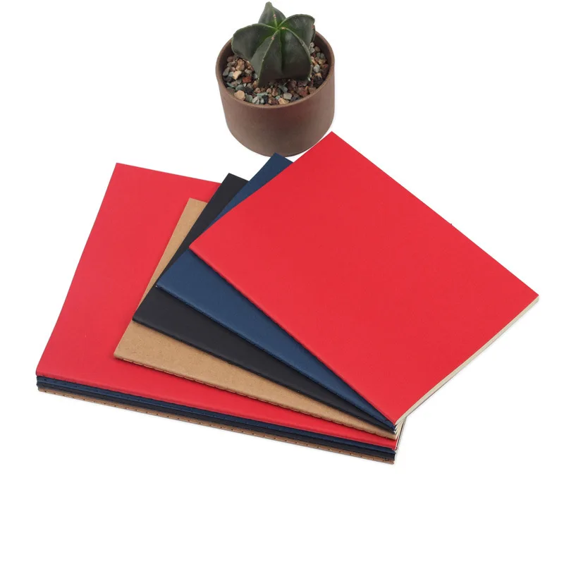

A5 Solid Color Kraft Paper Diary Book B5 Big Student Notebook Stationery