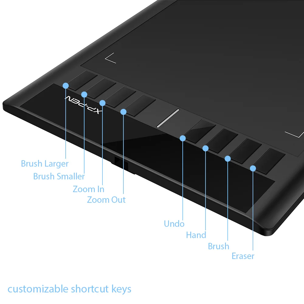 XP-Pen Star 03 графический планшет для рисования с безбатарейной пассивной ручкой