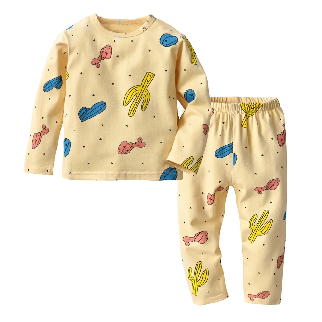 MUQGEW(MUQGEW) oddler Kids Baby Girls Sheep Print Pajamas Sleepwear Tops Pants Outfits Set