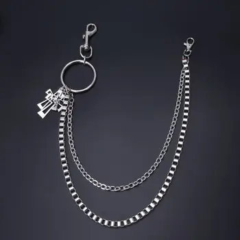 

Punk Cross Long Wallet Chain Waist Jeans Belts Rock Motorcycle Pants Chain
