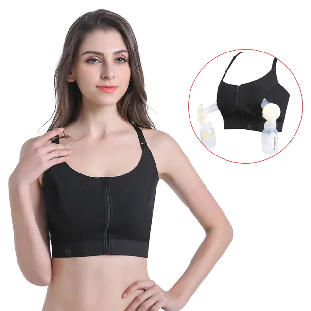 Hands Free Pumping and Nursing Bra for Breast Pumps Simple Wishes Woman