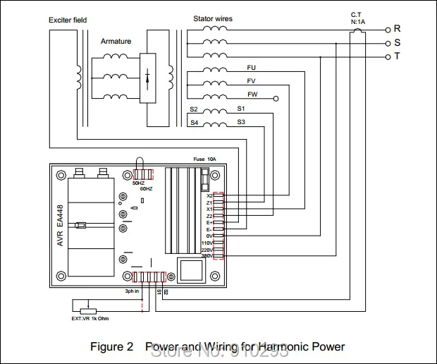 R448 avr регулятор напряжения большой конденсатор трехфазный автоматический Регулируемый контроллер стабилизатор в генераторе Запчасти и аксессуары