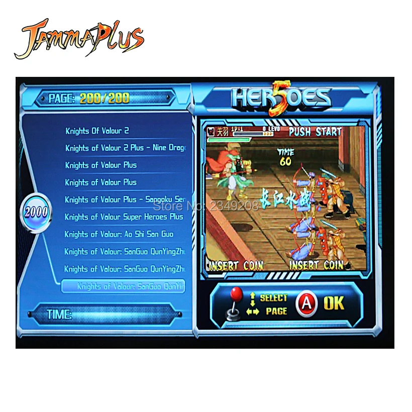 

High Definition 2020 in 1 Heroes of thestorm surpport gpio/ jamma arcade cabinet machine multigame card 1080P HDMI VGA output