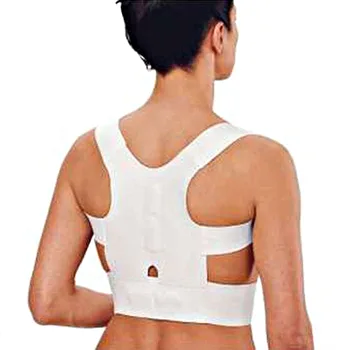 

Men Women Magnetic Posture Back Support Corrector Belt Band Feel Effect Magnet Therapy Brace Shoulder Braces & Supports