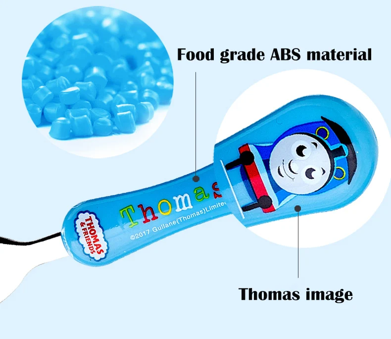 Thomas детская ложка, вилка, набор для кормления ребенка, ложка из нержавеющей стали, детская посуда для еды, Детские аксессуары для посуды