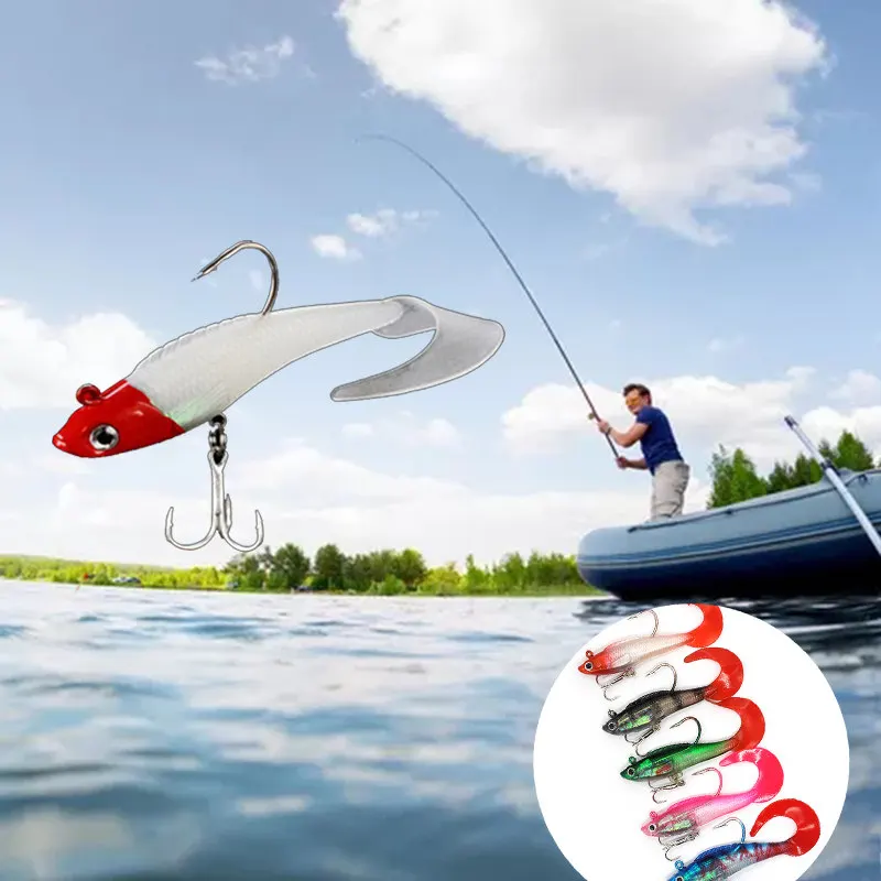  2PCS 16g 9cm Fishing Lure Quality Professional Fishing Bait Swim Bait Jointed Bait Equipped With Fi