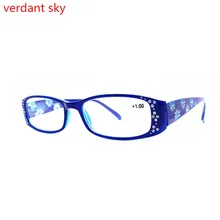 Антикварные очки для чтения, Брендовые женские очки для чтения, алмазные декоративные модные очки+ 100+ 150+ 200+ 250+ 300+ 350