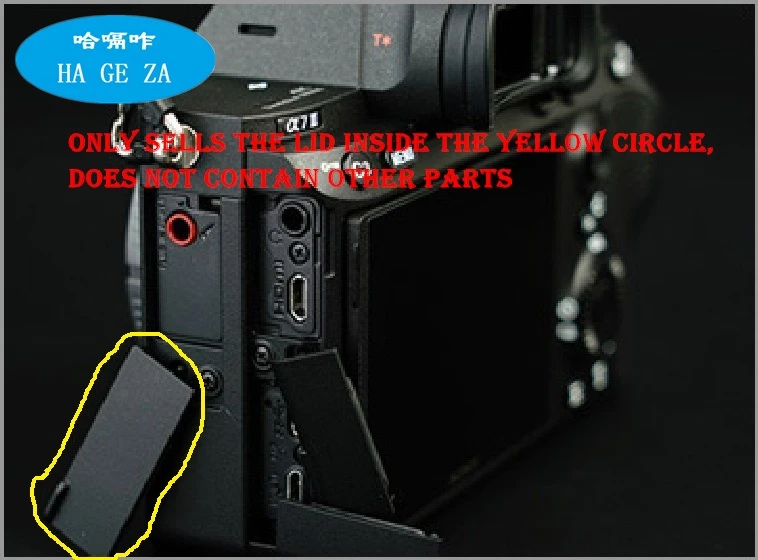 Original for sony A73 A7M3 A7III Microphone Rubber cover Camera Repair