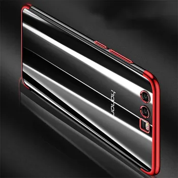 

100pcs Gilded Eletroplate Soft TPU Case For Huawei Honor 20 Pro Note 10 Lite V20 8C 8S 9X 8X Max 8A Play 20i 3 in 1 Slim Cover