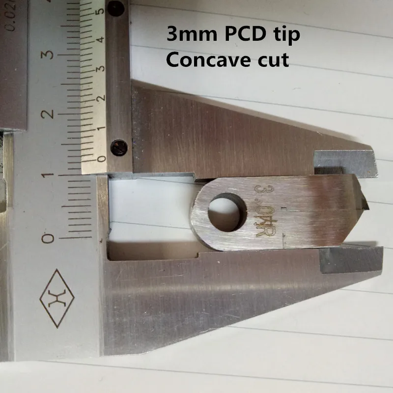 Бесплатная доставка talentool ЧПУ использовать pcd инструменты posalux Алмазный инструменты ювелирные изделия вогнутая 3 мм 1 шт./компл