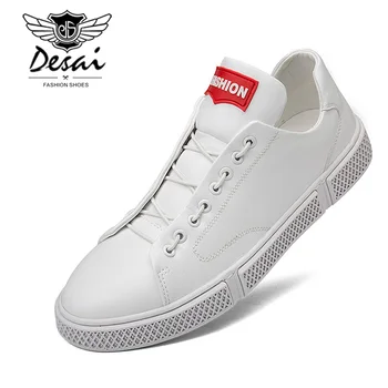 

Men's Shoes Fashion Korean Version of the Trend White Shoes Men Casual Canvas Shoes Spring Autumn Leisure Oxfords Flats Black