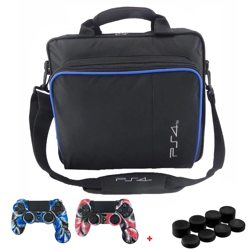 PS4 Game Sytem Bag Canvas Carry Bags Case Protective Shoulder Bag Handbag for PlayStation 4 PS4