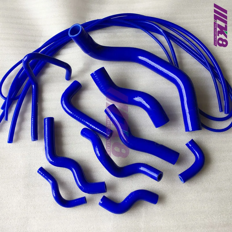 

SILICONE HOSE for NISSAN SILVIA 200SX 240SX S13 S14 S15 SR20D + Vacuum hose Kit (13PCS) red/blue/black