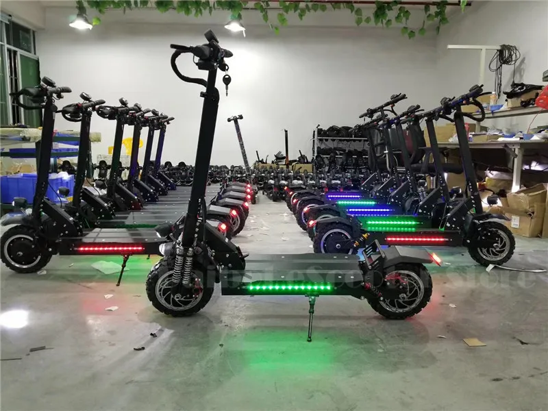 11 Inch Off Road Electric Scooter 60V 2400W Powerful Foldable Electric Bicycle Bike Skateboard for Adults  (8)