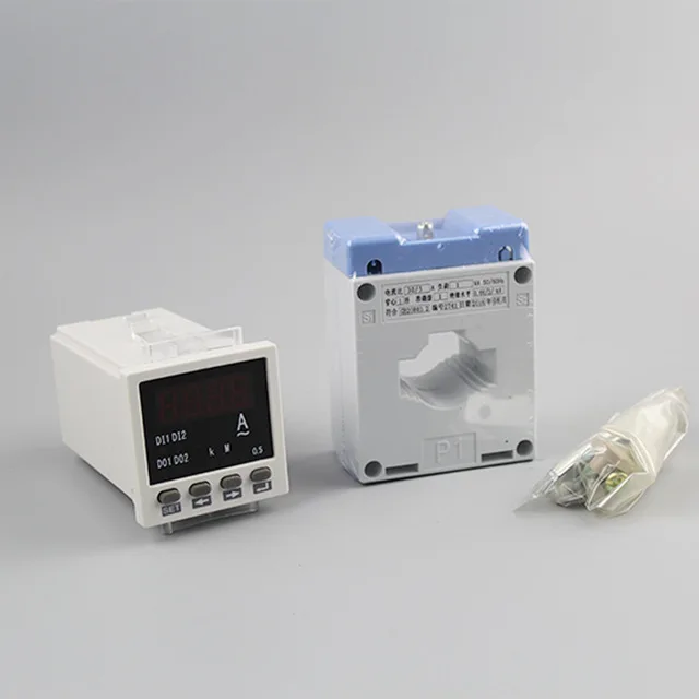 

small size current meter LED display 0.5s AMP meters digital ampere meter 30A AC current instrument with current transformer