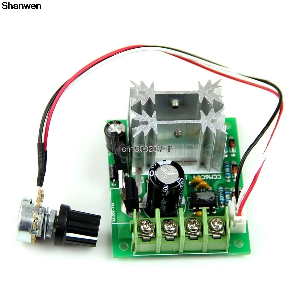 

6V/12/24V 10A Pulse Width Modulator PWM DC Motor Speed Control Switch Controller