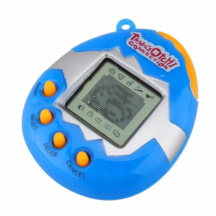 Пластик виртуальный цифровой игровой автомат Веселые Cyber 3 цвета любимая игрушка высокое качество Электронные игрушки синий и красный цвета желтый Цвет