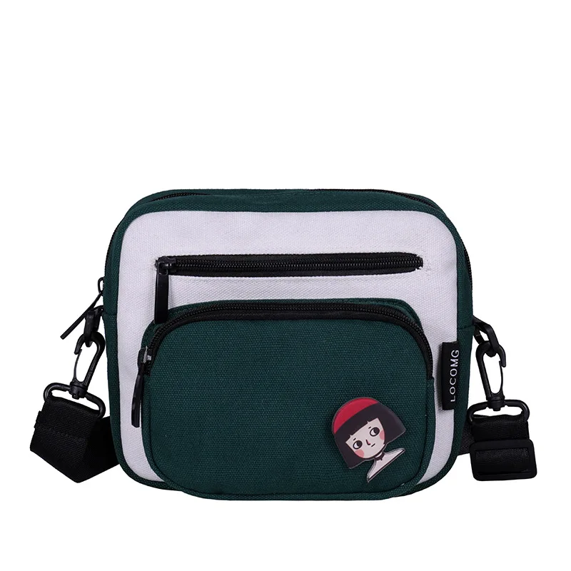 

2019 Women's New Fashion Wild Canvas Shoulder Crossbody Bags For Women Small Flap Bag Cute Girl's Messenge Desigual