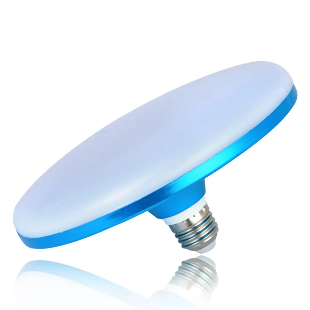 E27 светодиодная лампа в виде НЛО 15 Вт 18 Вт 24 Вт 36 Вт 50 Вт 60 Вт 70 Вт энергосберегающий плоский светильник лампа для дома светильник ing с золотым/синим/белым корпусом