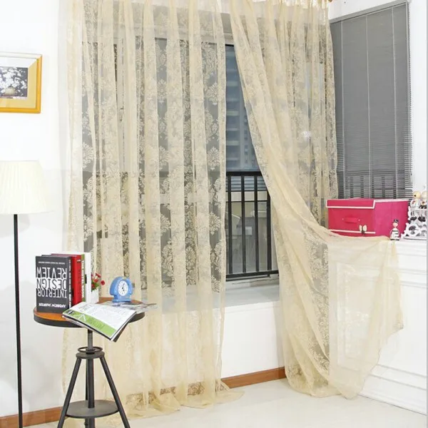

2018 Creative Fashion Home Curtain Finished Product Window Screening Tulle Curtain