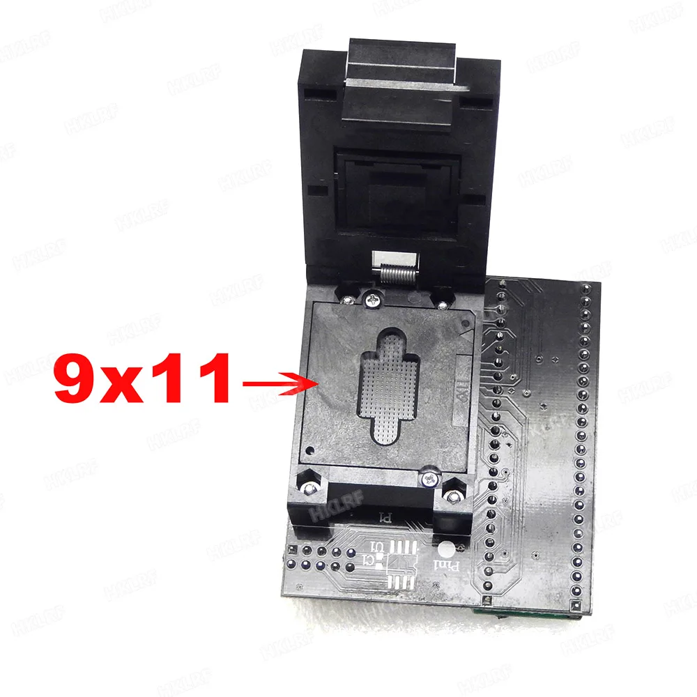 Адаптер BGA63 для RT809H V2.0 EMMC NW267 адаптер программатора 9*11 рамка