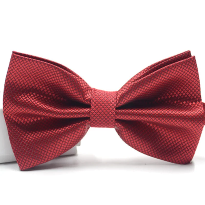 Цветные однотонные модные галстуки-бабочки для жениха, мужские цветные клетчатые галстуки, мужские свадебные галстуки-бабочки