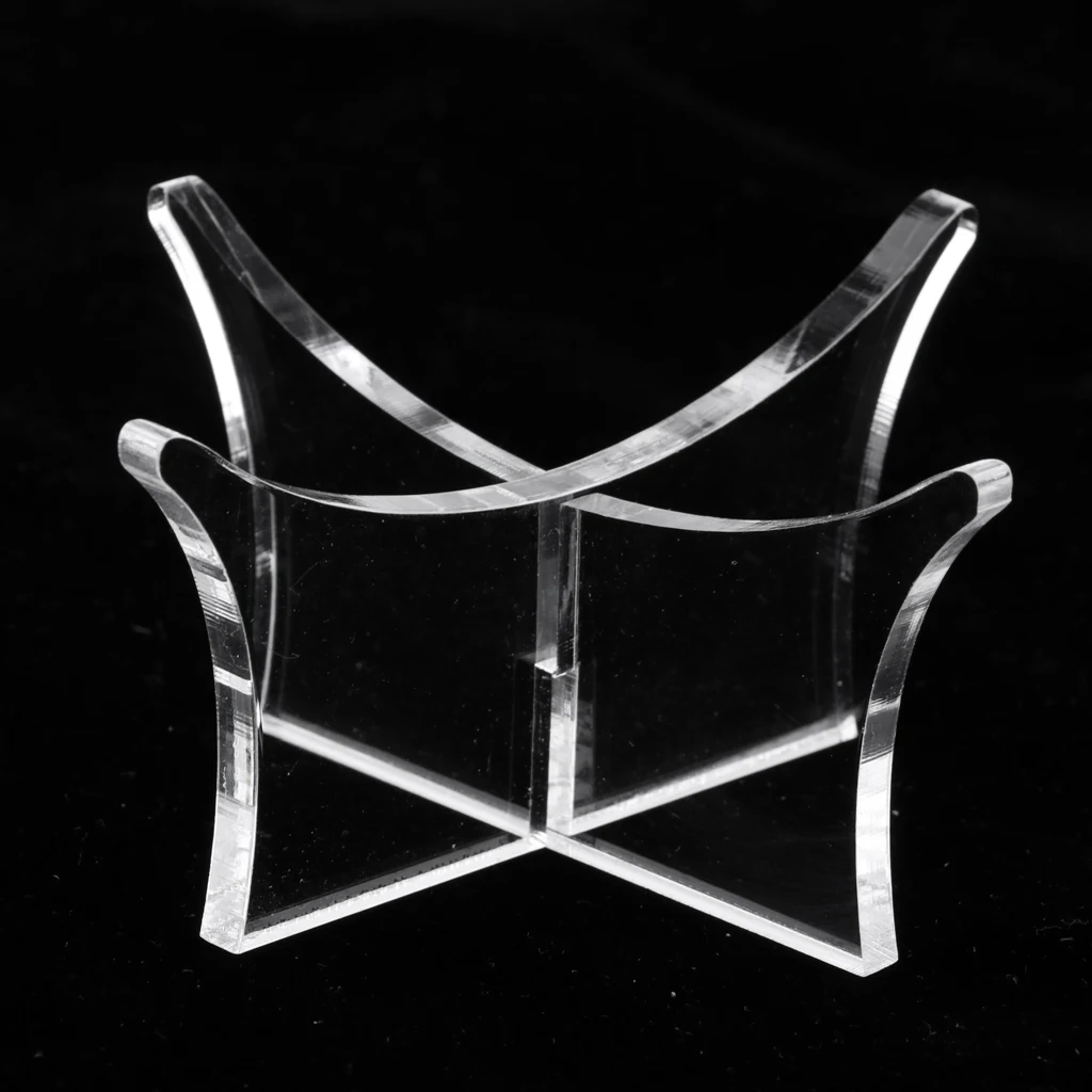 1 Pc Heavy Duty Acrylic Ball Stand Porable Display Accessories for Basketball Football Soccer Rugby Bowling Display Holder