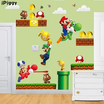 

Ipiggy Removable Super Mario Bros Baby Bedroom Kitchen Home Decor Wall Sticker