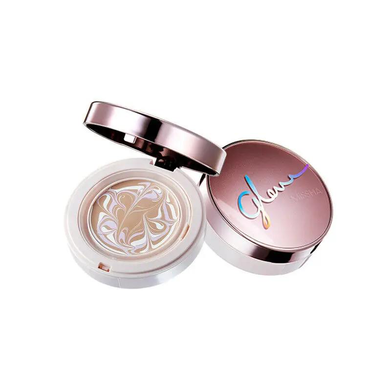 

MISSHA Glow Ampoule Pact 12g Brighten Skin Foundation Concealer Moisturizing Whitening BB Cream Face Makeup Korea Cosmetics
