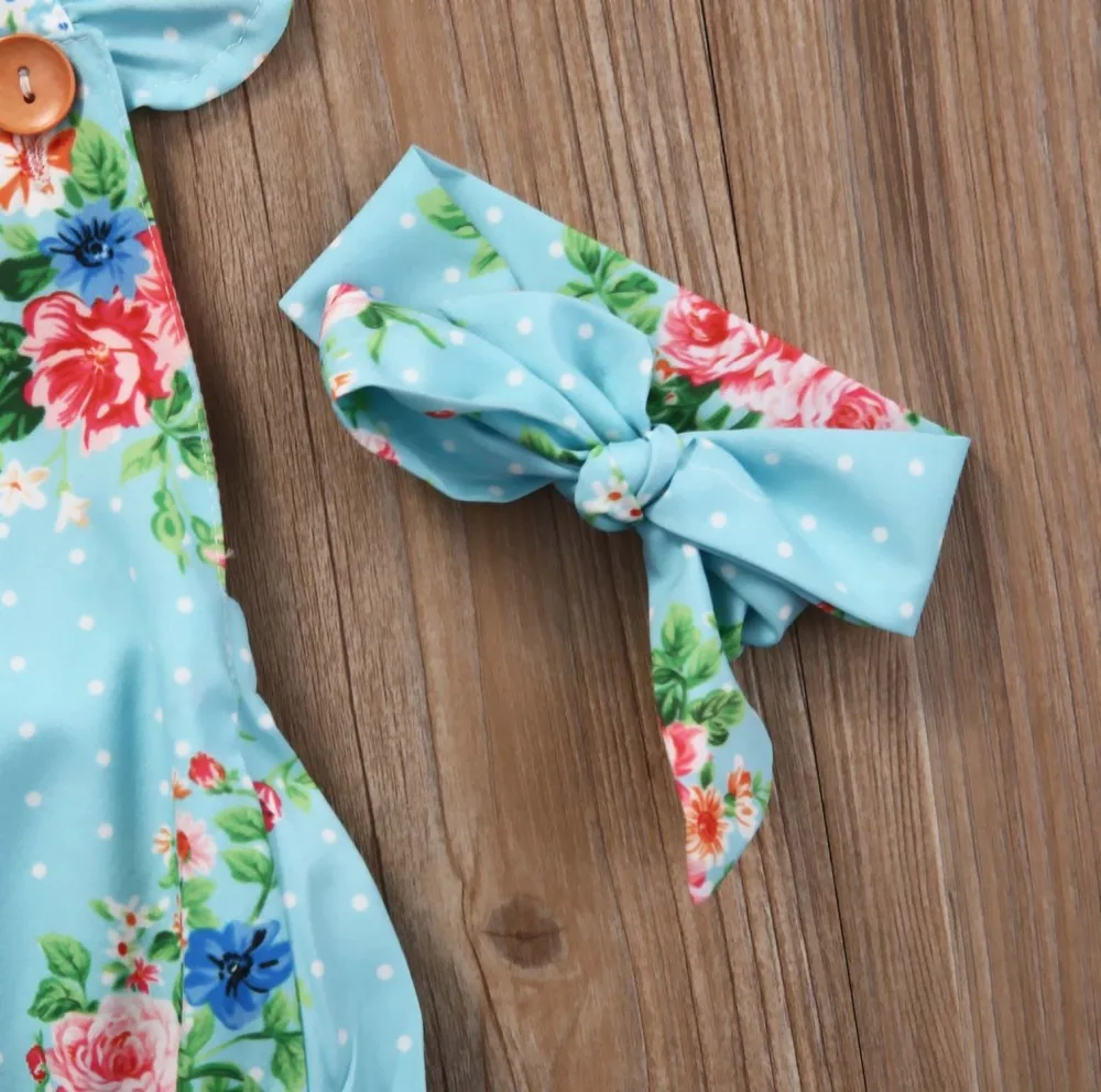 Модная одежда для новорожденных девочек, цельный комбинезон с цветочным принтом, комбинезон, комбинезон с повязкой на голову, рождественские боди, комплект на возраст от 0 до 24 месяцев