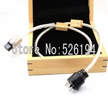 Free shipping 1.5m Nordost DIN 2 Supreme Reference POWER CORD seven silver-plated 14AWG with Furutech FI-UK connectos plug