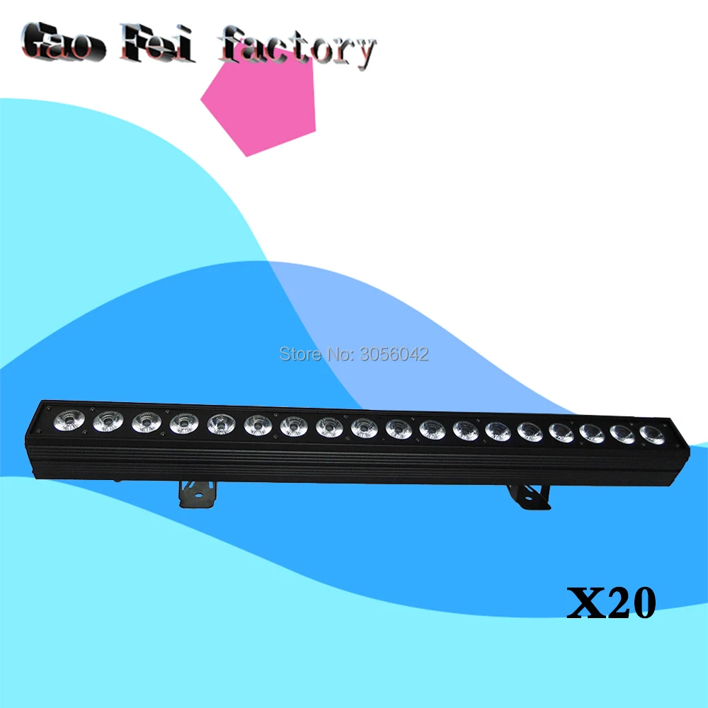 

20pcs/lot DMX Control18X10w LED RGBWA Bar LED Bar Wall Wash / Wall Washer Light