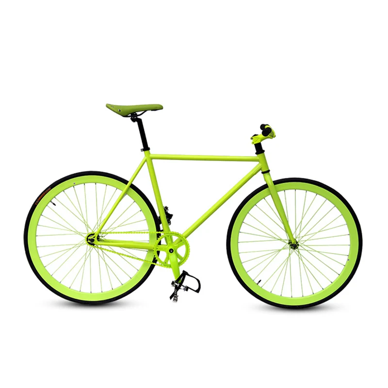 Fixie велосипедная неподвижная передача велосипед 700C спортивный велосипед 30 мм обод 52 см 48 см рама шоссейный велосипед с передним V тормозом