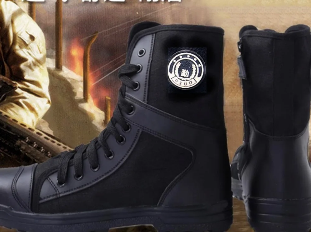 Army boots male special forces soldier canvas breathable special training combat net high help make