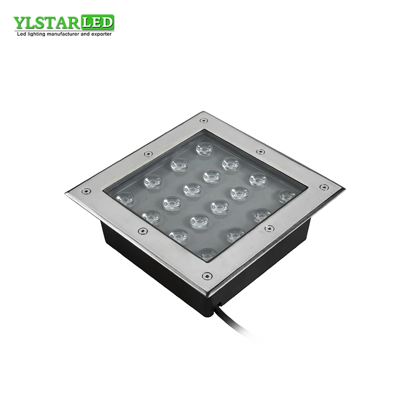 

YLSTAR Free Shipping AC85-265V IP67 18W square Buried Lamp Inground Lighting Outdoor LED Underground Lamp Light Garden Light