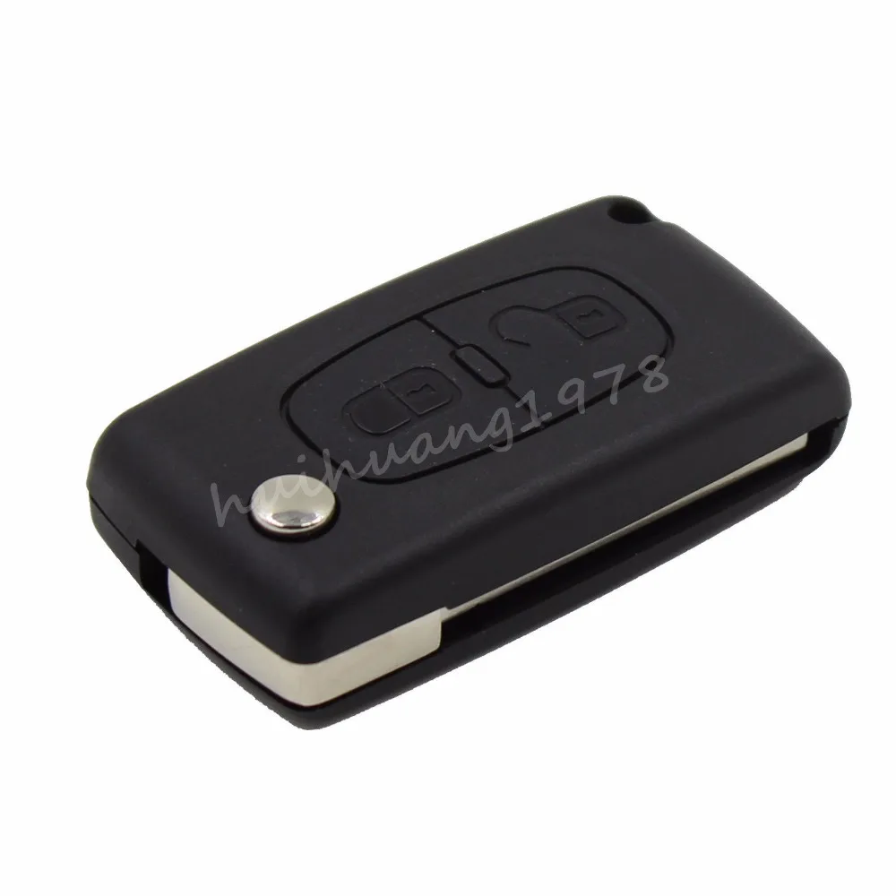 2 BUTTON Flip Case Replace Flip Remote Key Shell fit for CITROEN C2 C3 C4 C5