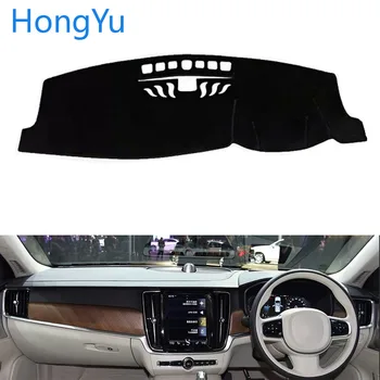 

Car Dashboard Cover Dash Mat Board Pad Carpet Dashmat Interior Mats for volvo S90 T4 T5 T8 2013-19 Right Hand Drive Accessories